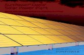 SunPower Oasis® Solar Power Plant overview...® Oasis ® Solar Power Plant SunPower® Oasis GEO™ Drone Automated drone surveys the site topography and identifies all viable tracker