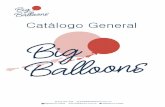 Catalogo Big balloons2021 · 2021. 5. 6. · Números jumbo $ 220.00 cada uno con helio Números mini para debajo del globo gigante $50.00 cada uno Globos látex 11" liso con diseño