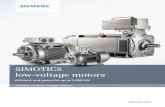 SIMOTICS low-voltage motors - IBT Industrial Solutions...Motors for every sector and application – for use worldwide. Moreover, motors that are unrivaled in terms of innovation.