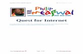 My Quest for an Internet - Emeagwali...SuperBrain of Africa (DRUM magazine) © e m e a g w a l i . c o m ® Page: 1 (14) philip@emeagwali.com Quest for Internet In the ...