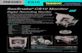 SeeSnake CS10 Monitor - Transcat monitor.pdf · 2014. 10. 10. · CS10 The RIDGID® SeeSnake® CS10 Monitor combines RIDGID durability with the easiest to use Digital Recording Monitor