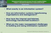 Ch 1 Managing the Digital Firm - KSU Faculty · 2017. 9. 30. · Management Information Systems, Second Canadian Edition Chapter 1: Managing the Digital Firm: Canada and the World