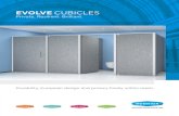 FPO EVOLVE MA RENDERPRI VACY FPO EVOLVE MA RENDER EVOLVE CUBICLES Private. Resilient. Brilliant. Durability, European design and privacy finally within reach.