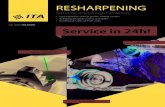 ITA Tools - RESHARPENING - resharpening ITA... · 2019. 5. 23. · • Possibility to sharpening chip breakers • After Laser ablation the cutting blade is more acute, the laser