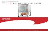 Use r/Installation manual TOPAZE STYLE OVENvsezip.ru/pdf/pdf_1499858793.pdf · 2017. 7. 12. · TOPAZE STYLE OVEN Use r/Installation manual Translated manual Language: ENGLISH Code: