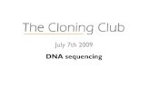 July 7th 2009 - uni-leipzig.de · July 7th 2009 DNA sequencing. Sequencing instruments at MPI EVA 2 x 5 x 454 FLX Titanium Illumina Genome Analyzer ABI SOLiD HeliScope ABI 3730/3730xl