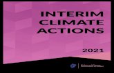 INTERIM CLIMATE ACTIONS...The importance of the Climate Action Plan process Ireland’s Climate Action Plan 2019 laid out our roadmap to reduce our greenhouse gas emissions and tackle