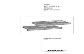 Bose 402 C/802 C II sysTeM ConTrollers · 2020. 7. 1. · 4 3.0 Introducing The Controllers Bose® 40 TM C and 80 ®C II systems controllers (Figure ) provide the equalization and