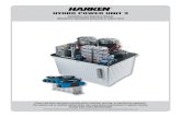 HYDRO POWER UNIT 3 - Harken · HARKEN Hydraulic Power Units (HPU) are the complete power solution. Offered in three sizes (Hydro 1, 2 and 3), the HPU can power functions including