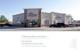 Offering Memorandum - LoopNet · 2016. 3. 31. · Stan Johnson Company is pleased to present to qualified investors, the My Dentist in Sapulpa, Oklahoma. The property is 100% leased