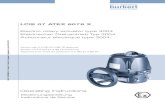 LCIE 07 ATEX 6078 X · The rotary actuator is a compact and powerful actuator system which ensures a long service life. The rotary actuator has been designed for direct or alternating
