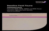 Baseline Feral Fauna Assessment · 2021. 1. 4. · Baseline Feral Fauna Assessment Part Lots 4869, 9926, 26934 and 5931 Great Southern Highway, Saint Ronans Prepared for Alkina Holdings