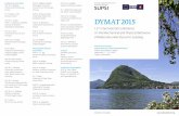 DYMAT 2015...Physical Journal - Web of Conference (EPJ – WoC - ISSN: 2100-014X) 2) Peer-reviewed original papers to specifically dedicated thematic volume of the European Physical