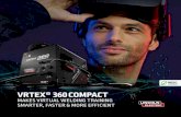 VRTEX® 360 COMPACT - Lincoln Electric...CURRICULUM Hardware • Retractable SMAW stick stinger, GMAW/FCAW gun and GTAW TIG torch, filler metal and adaptive foot pedal devices realistically