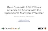 OpenPiton with RISC-V Cores A Hands-On Tutorial with the Open Source Manycore Processorparallel.princeton.edu/openpiton/tutorial_slides/micro19/... · 2019. 10. 28. · •10 PhD