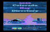 2020 Colorado Hay Directory Hay Directory_0.pdfAlan Oster Alfalfa. Delivery available 21333 WCR 40 Mix. Guaranteed high quality La Salle 80645 for horses & alpacas (970) 371-1352 Visit