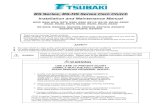 U.S. Tsubaki - Cam Clutch BS Series Full Instruction Manual · 2017. 2. 11. · BS Series, BS-HS Series Cam Clutch Installation and Maintenance Manual BS30, BS50, BS65, BS75, BS85,