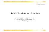 Pharmaceutical Consulting PTS Global Services - Taste Sensory Evaluation …ptsglobalservices.com/files/Taste Sensory Evaluation... · 2014. 4. 9. · 3 Confidential 3 Full service