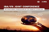 IBA/IFA JOINT CONFERENCErequired by delegations from other countries, the IBA will be pleased to supply a certificate of attendance. Contact the Conference Department (confs@int-bar.