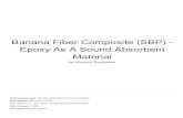 Material Epoxy As A Sound Absorbent Banana Fiber Composite …eprints.unram.ac.id/17494/1/C-9.pdf · 2020. 10. 2. · dan tahanan Resin epoksi adalah plastik termoseting yang secara