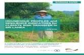 HOUSEHOLD PROFILES and RESILIENCE INDICATORS for … Paper - Household...Working Paper: Household Profiles and Key Indicators for Climate Risk Transfer in Sri Lanka | 6 1. Executive