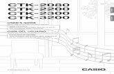 CTK2080 CTK2200 CTK2300 CTK3200 s - Casio · 2013. 7. 18. · CASIO EUROPE GmbH Casio-Platz 1, 22848 Norderstedt, Germany Se prohíbe la reproducción del contenido de este manual,