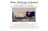 The Village Chapel - TVC Pinehurst · God Rest Ye Merry Gentlemen Arthur Frackenpohl, arr Words of Welcome and Announcements The Rev. John R. Jacobs Call to Worship Musical Meditation