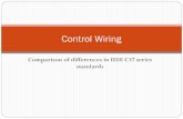 Control Wiring - IEEE Web Hosting · 2017. 5. 17. · (Control) wiring shall be 600 V, 90 ° C, and flame-retardant Shall meet the requirements of NEMA WC70 / ICEA S-95-658 a applicable.