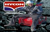 - the choice of professionals - EVOCONequipment from HYCON. The HYCON HH-series is a complete line of handheld, hydraulic breakers. The breakers are characterized by superior performance