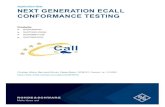 Application Note NEXT GENERATION ECALL ......software for NG eCall makes it quick and easy to perform these tests with the LTE wireless communications standard. Note The eCall conformance