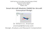CEAS Technical Committee Aircraft Design (TCAD) Research ...wpage.unina.it/fabrnico/SCAD2015/presentations... · •Formed in 1991 by Dr. Jan Roskam and Dr. Willem Anemaat •Located