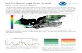Lake Erie Harmful Algal Bloom Forecast...Lake Erie current Sentinel-3A satellite imagery from the Ocean and Land Color Imager (OLCI) on Jul 28, 2021, showing bloom location and extent