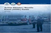 Active Shooter/Hostile Event (ASHE) Summit II · 2016. 9. 18. · 3 Acknowledgements The InterAgency Board (IAB) and its federal partners would like to thank the participants of the