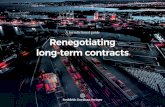 A jurisdictional guide Renegotiating long-term contracts · Renegotiating long-term contracts Supply-chain strains are resulting in many companies being unable to fulfil their contractual