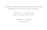 Central Banks Balance Sheet Policies Without Rational Expectations · 2019. 6. 5. · Beine-Benassy-Quere-Lecourt (2002) 3. Theory The irrelevance result if 1. people can freely trade