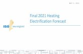 ISO New England - Final 2021 Heating Electrification Forecast...ISO-NE PUBLIC ASHP Adoption Forecast Includes Assumed Legacy Electric Heat Replacement 8 CT MA ME NH RI VT ISO-NE 2021