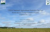 USDA National Agricultural Statistics Service...Remote Sensing Acreage Estimation Program Cropland Data Layer. Claire G. Boryan, Ph.D. Head, Geospatial Science and Survey Section.