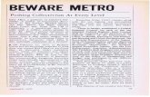 Beware Metro - Archive · 2020. 11. 29. · BEWARE METRO Pushing Collectivism At Every Level Gary Allen, a graduate ofStanford Uni versity, is author of Communist Revo lution In The