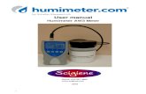 Humimeter AW3 Meter - .NET Framework · 2018. 7. 17. · Humimeter AW3 Meter 2018. 2 User manual - Definitions Water Activity: Water activity or aw is the partial vapor pressure of