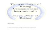 The Association of Racing Commissioners International’s ......The Association of Racing Commissioners International has drafted Model Rules of Racing for the use of the Pari-Mutuel