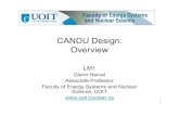 CANDU Design: Overviewindico.ictp.it/event/8001/session/13/contribution/92/... · 2017. 11. 8. · CANDU 6 Unit Data Reactor Type 380 Horizontal Pressure Tubes Reactor Coolant Pressurized