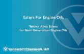 Esters For Engine Oils - Home - Tribology and Lubrication ......20 ppm max SwRI Copper Cu rating 1b 1b 1b 1b 1b 1b 1b 1b 3 max SwRI Rating Lead (Pb) 6 8 6 6 8 8 6 12 120 ppm max SwRI