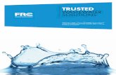 TRUSTED WASTEWATER SOLUTIONS · 2019. 10. 29. · WASTEWATER (tr st) // noun // Norse c.1200 treysta “rely on, make safe”; e trust ` 1. belief that someone or something is reliable,