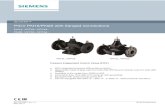 PICV PN16/PN25 with flanged connections · 2021. 5. 14. · The valves are supplied without counter-flanges and without flange gaskets. Equipment combinations Valves Actuators SAX..P..