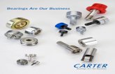 Bearings Are Our Business - Ringball Corporation · 2017. 1. 17. · Carter can be a resource for all your precision bearing needs. Our size and flexible structure enables us to respond