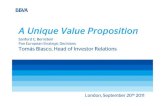 A Unique Value Proposition - Banco Bilbao Vizcaya Argentaria · 2020. 6. 30. · A Unique Value Proposition. 2 Disclaimer. This document is only provided for information purposes