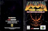 Doom 64 - Nintendo N64 - Manual - gamesdatabase...If need delete files from d full Controller Pak. refer to the Controller Pdh Menu [pg. 3] Following "Credte Gdme Note Screen. choose