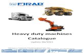 Heavy duty machines Catalogue - FIRADHeavy duty machines Catalogue Update 06/2021 [2] FIRAD S.p.A. ® - Via Barge 93, 12031 Bagnolo Piemonte (CN) - ITALY – - contact: info@firad.it