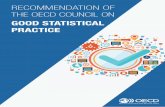 RECOMMENDATION OF THE OECD COUNCIL ON · and practices in the area of statistics and statistical policy. road domains have been Four b assessed to date: • The . legal and institutional