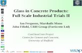 Glass in Concrete Products: Full Scale Industrial Trials II/file/...Water Absorption 0.15 0.20 0.25 Water Absorption (%) Strength 0 10 20 30 40 50 171428 Age at Days Strength (MPa)